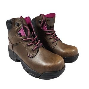 Wolverine Womens Steel Toe Waterproof Peak Work Boots Oil/Slip Resistant NWOB
